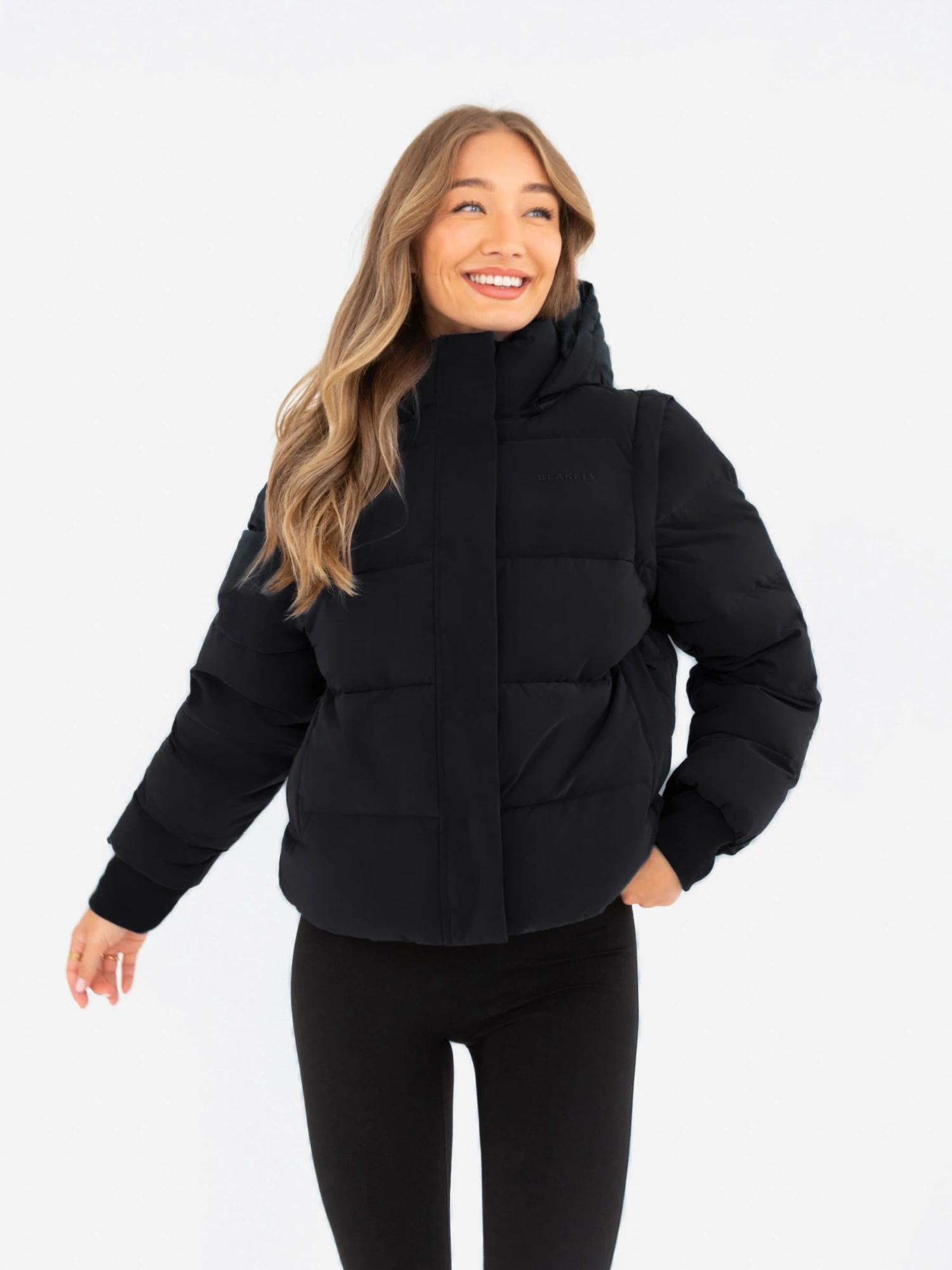 Multiway Puffer Coat 2 - Black 3 Multiway Puffer Coat 2 - Black - Image 3