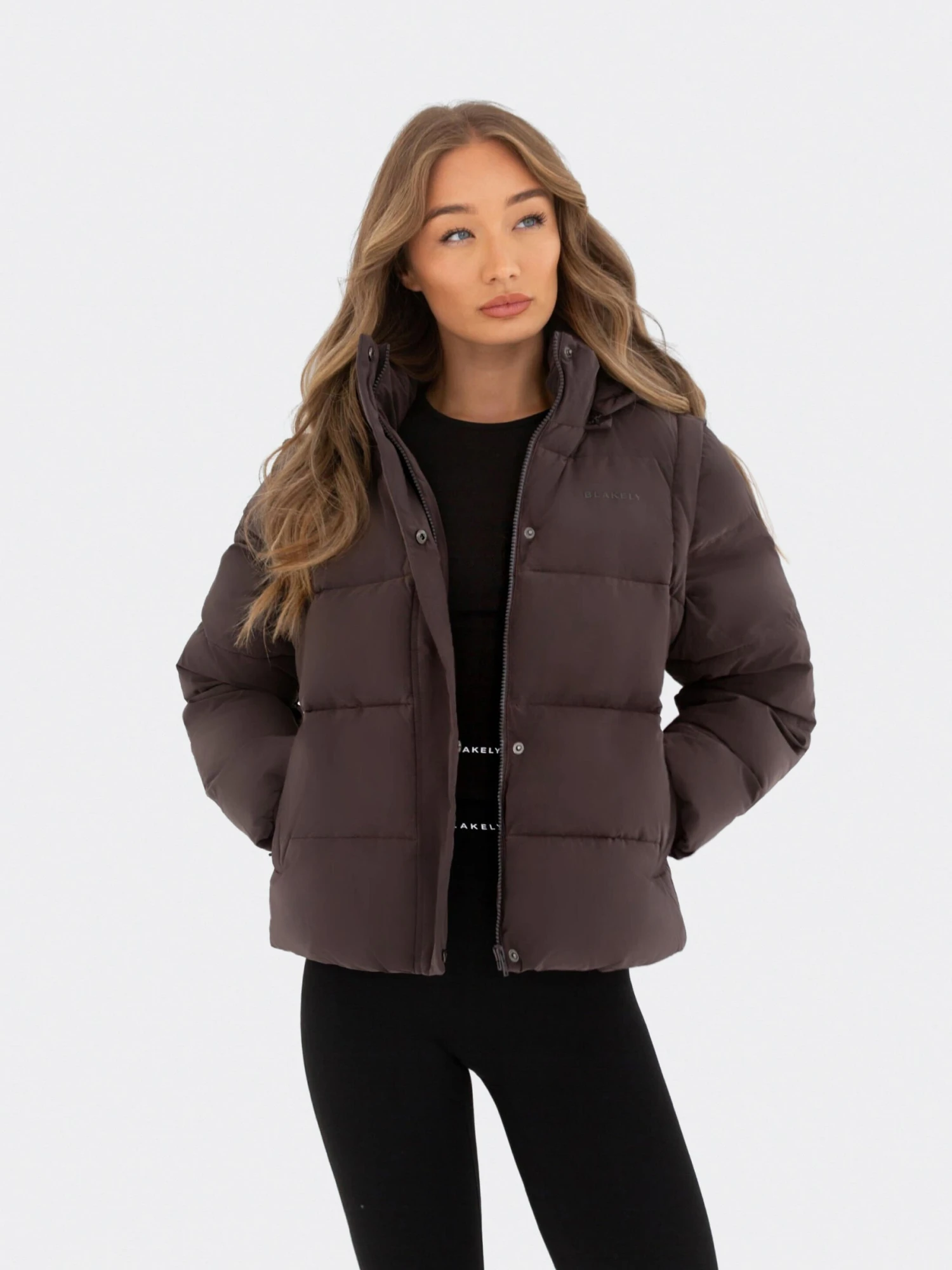 Multiway Puffer Coat 2 - Brown 2 Multiway Puffer Coat 2 - Brown - Image 2