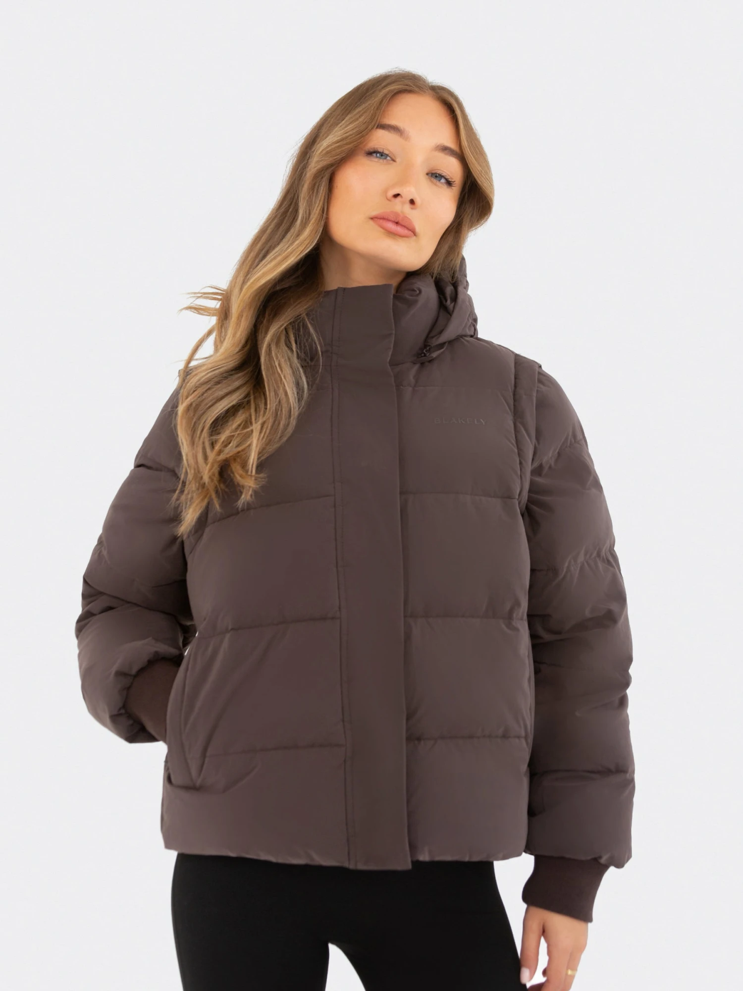 Multiway Puffer Coat 2 - Brown 1 Multiway Puffer Coat 2 - Brown