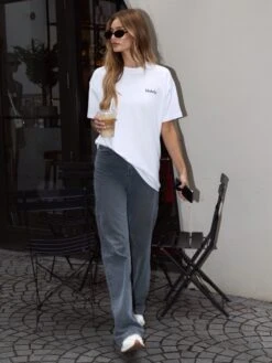 Sami Oversized T-Shirt - White 9 Sami Oversized T-Shirt - White -Blakely Clothing Store 3125IWWHITED 2