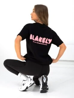 Cloud Print Oversized T-Shirt - Black 11 Cloud Print Oversized T-Shirt - Black -Blakely Clothing Store 3126 3BLACK02D