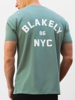 NYC Relaxed T-Shirt - Sage Green -Blakely Clothing Store 3128MSAGE01D