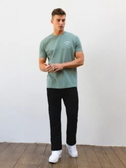 NYC Relaxed T-Shirt - Sage Green -Blakely Clothing Store 3128MSAGE02D