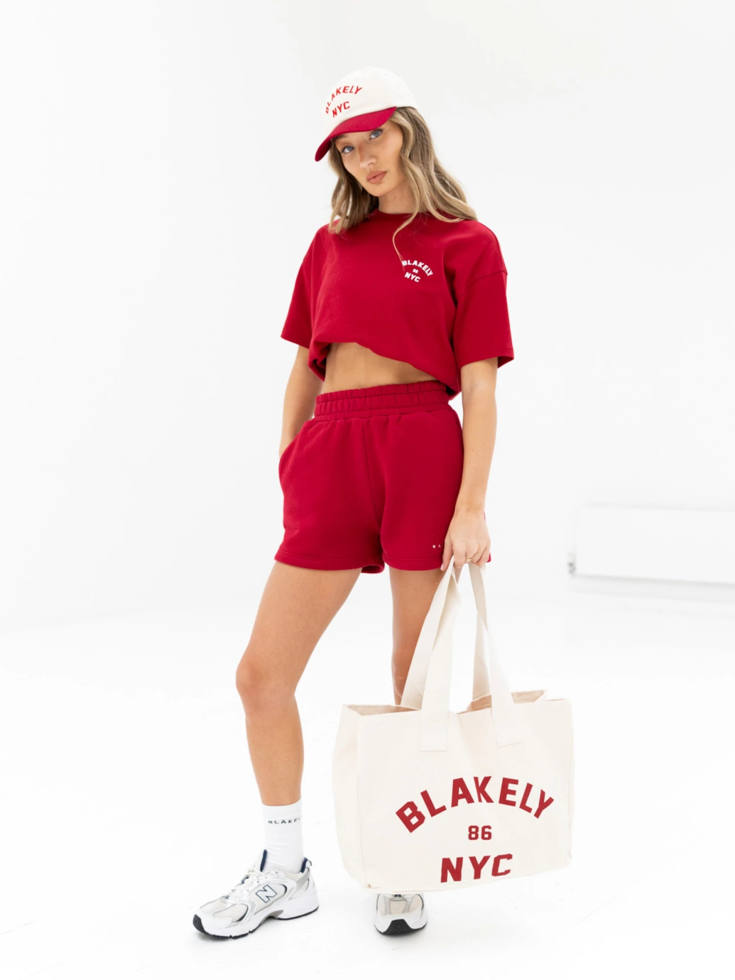 NYC Oversized T-Shirt - Cherry Red 5 NYC Oversized T-Shirt - Cherry Red - Image 5