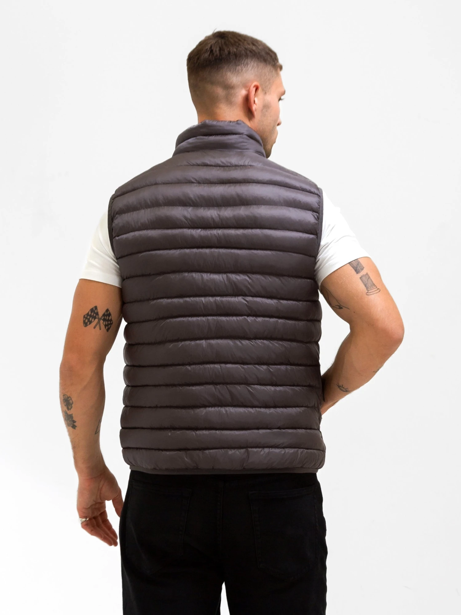 Ellis Lightweight Gilet - Charcoal 3 Ellis Lightweight Gilet - Charcoal - Image 3