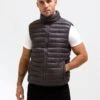 Ellis Lightweight Gilet - Charcoal -Blakely Clothing Store 3131Charcoal 04LEADD