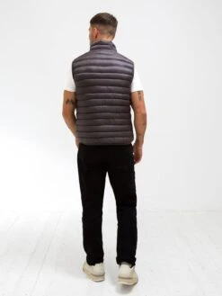 Ellis Lightweight Gilet - Charcoal 9 Ellis Lightweight Gilet - Charcoal -Blakely Clothing Store 3131Charcoal 05D
