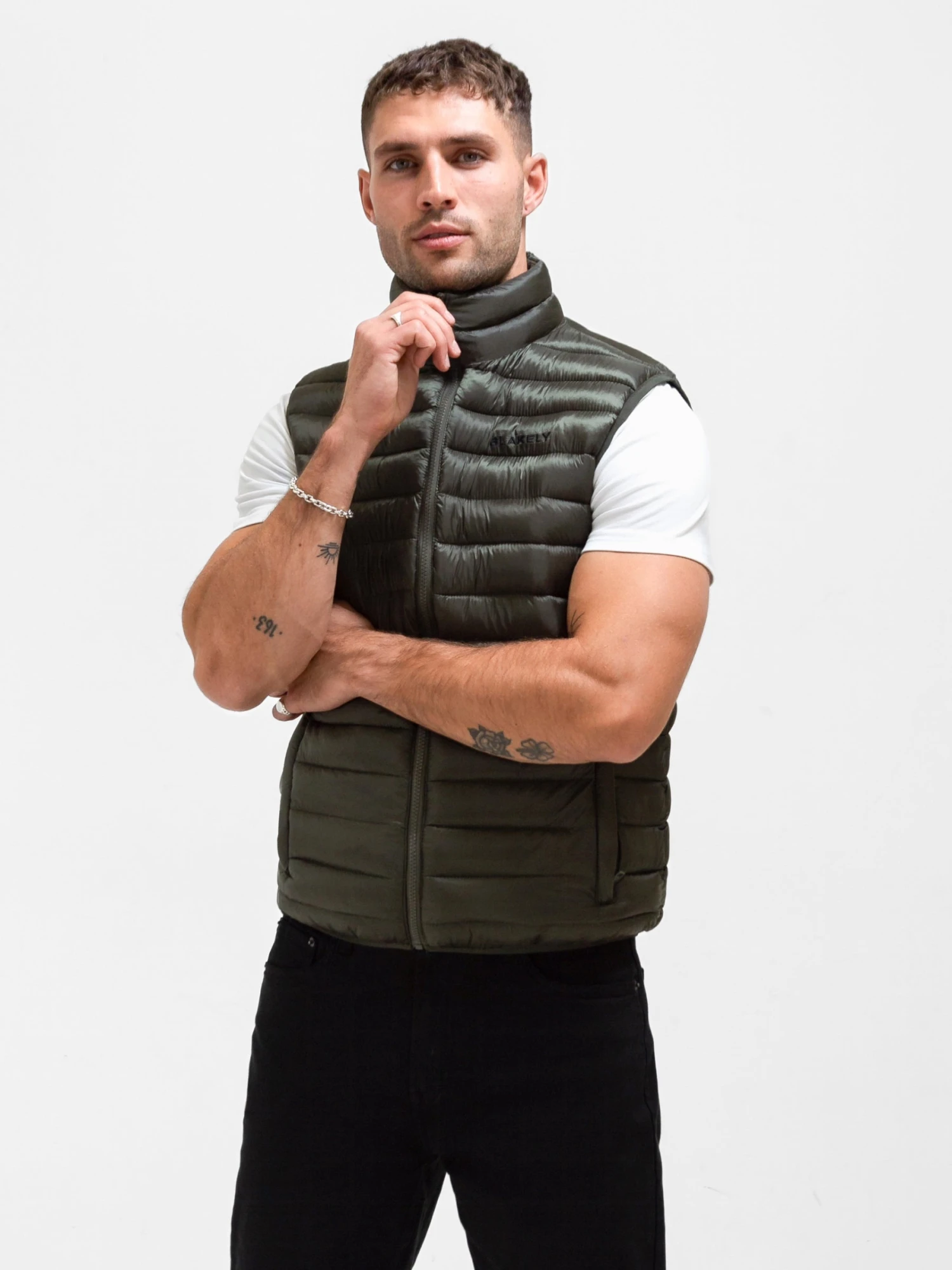 Ellis Lightweight Gilet - Dark Green 1 Ellis Lightweight Gilet - Dark Green