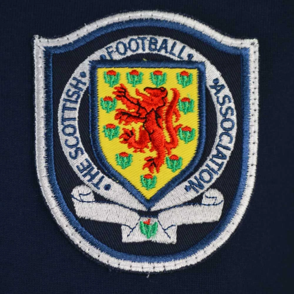 Scotland 1954 Retro Heritage Hoodie - Premium Navy & White Cotton 2 Scotland 1954 Retro Heritage Hoodie - Premium Navy & White Cotton - Image 2