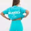 NY Crest Oversized T-Shirt - Aqua -Blakely Clothing Store 3142WAQUA04LEADD