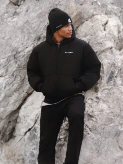 Layton Hooded Jacket - Black 11 Layton Hooded Jacket - Black -Blakely Clothing Store 3171BLACKD 2