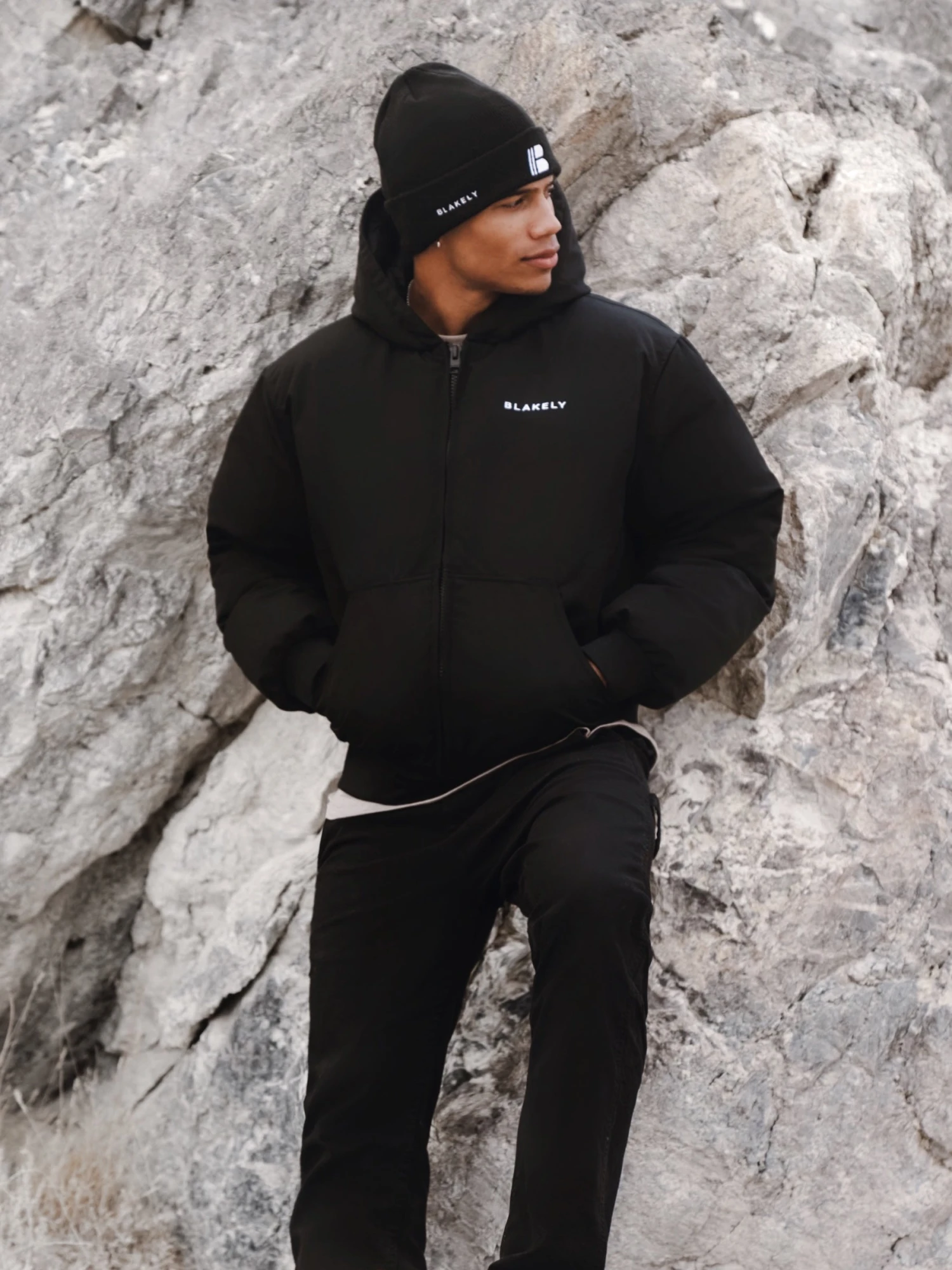 Layton Hooded Jacket - Black 6 Layton Hooded Jacket - Black - Image 6