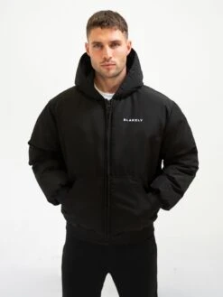 Layton Hooded Jacket - Black 8 Layton Hooded Jacket - Black -Blakely Clothing Store 3171Black 02LEADD
