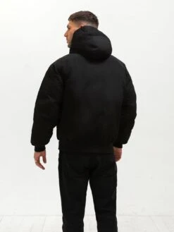Layton Hooded Jacket - Black 9 Layton Hooded Jacket - Black -Blakely Clothing Store 3171Black 03D
