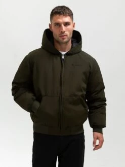 Layton Hooded Jacket - Khaki Green 7 Layton Hooded Jacket - Khaki Green -Blakely Clothing Store 3171Khaki 03LEADD