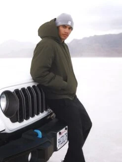 Layton Hooded Jacket - Khaki Green 11 Layton Hooded Jacket - Khaki Green -Blakely Clothing Store 3171greebD