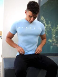 Ocean T-Shirt - Light Blue -Blakely Clothing Store 325 330OceanPortugal2D