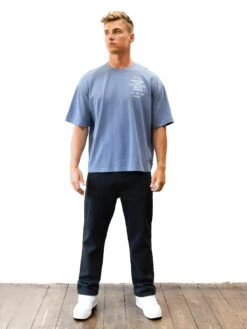 Apex 610 Unfitted T-Shirt - Dusty Blue 8 Apex 610 Unfitted T-Shirt - Dusty Blue -Blakely Clothing Store 3254BLUE01D