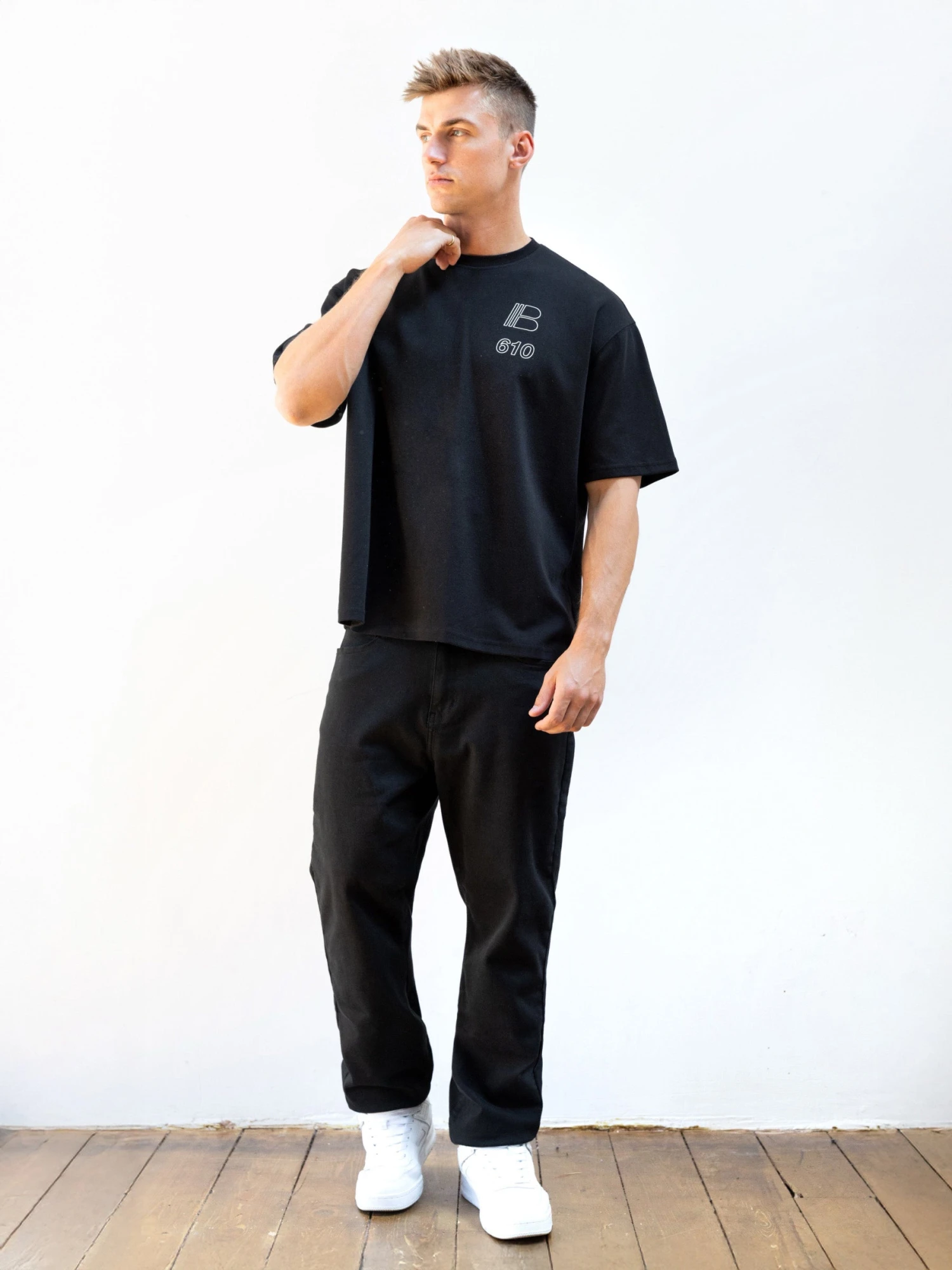 Apex City Unfitted T-Shirt - Black 6 Apex City Unfitted T-Shirt - Black - Image 6