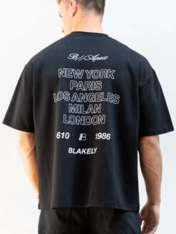 Apex City Unfitted T-Shirt - Black 10 Apex City Unfitted T-Shirt - Black -Blakely Clothing Store 3256BLACK04D
