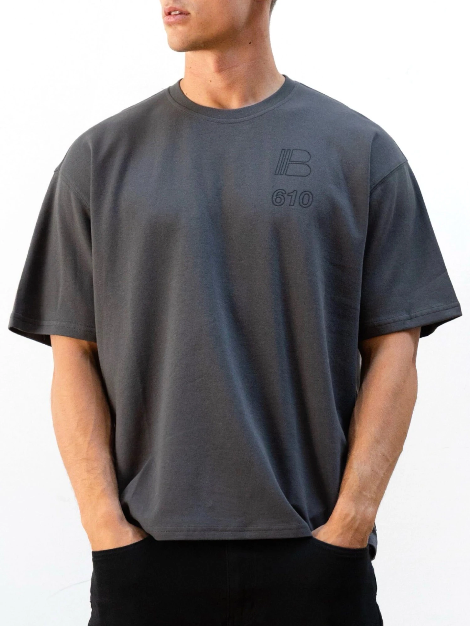 Apex City Unfitted T-Shirt - Charcoal 5 Apex City Unfitted T-Shirt - Charcoal - Image 5