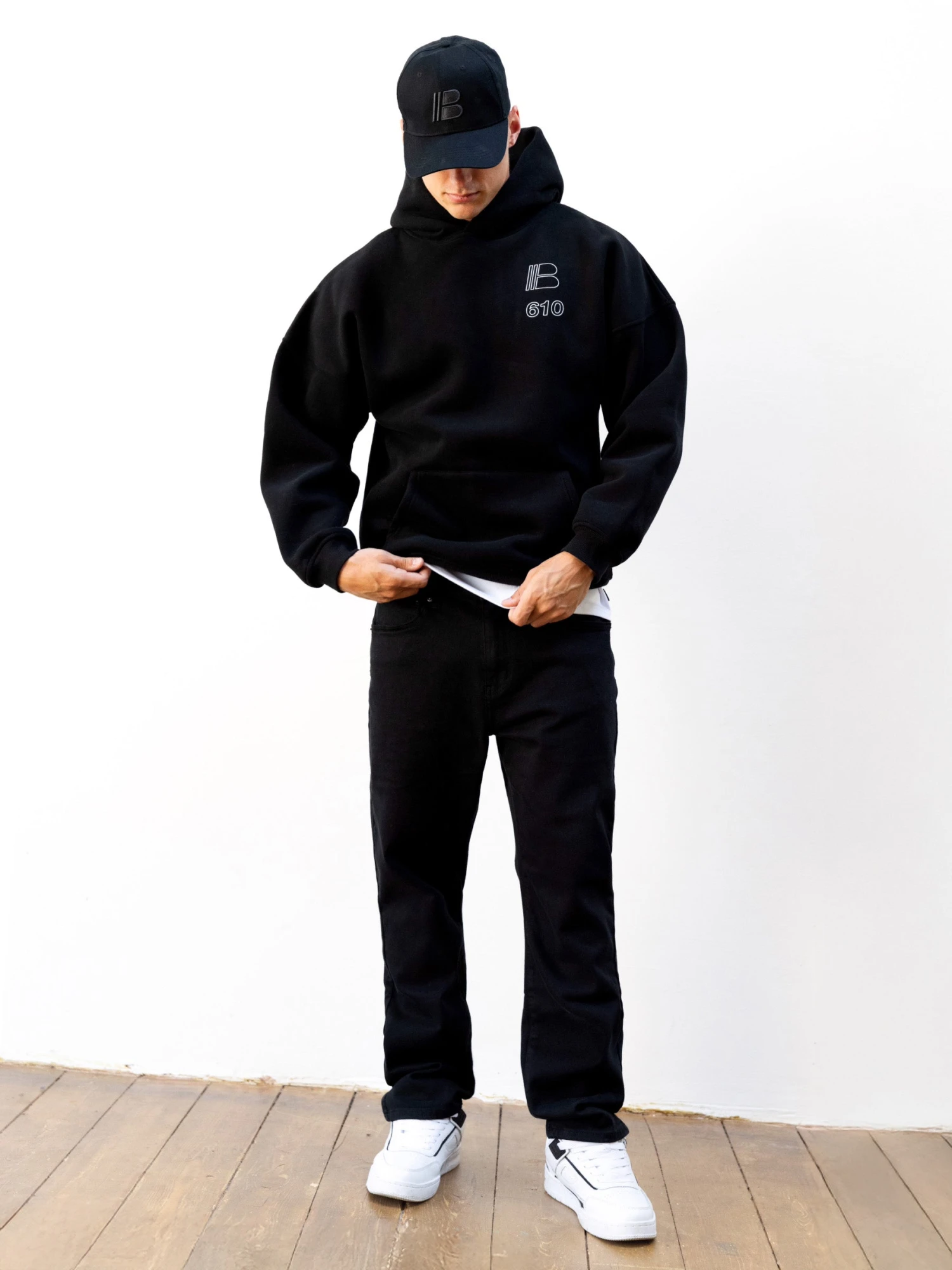 Apex City Relaxed Hoodie - Black 6 Apex City Relaxed Hoodie - Black - Image 6