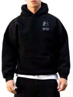 Apex City Relaxed Hoodie - Black 10 Apex City Relaxed Hoodie - Black -Blakely Clothing Store 3256MBLACK03D