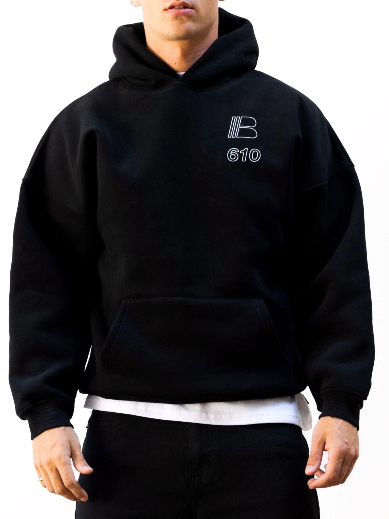 Apex City Relaxed Hoodie - Black 5 Apex City Relaxed Hoodie - Black - Image 5
