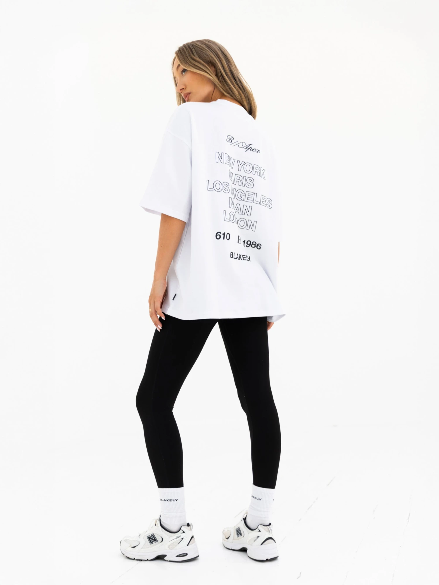 Apex City Ultra Oversized T-Shirt - White 3 Apex City Ultra Oversized T-Shirt - White - Image 3
