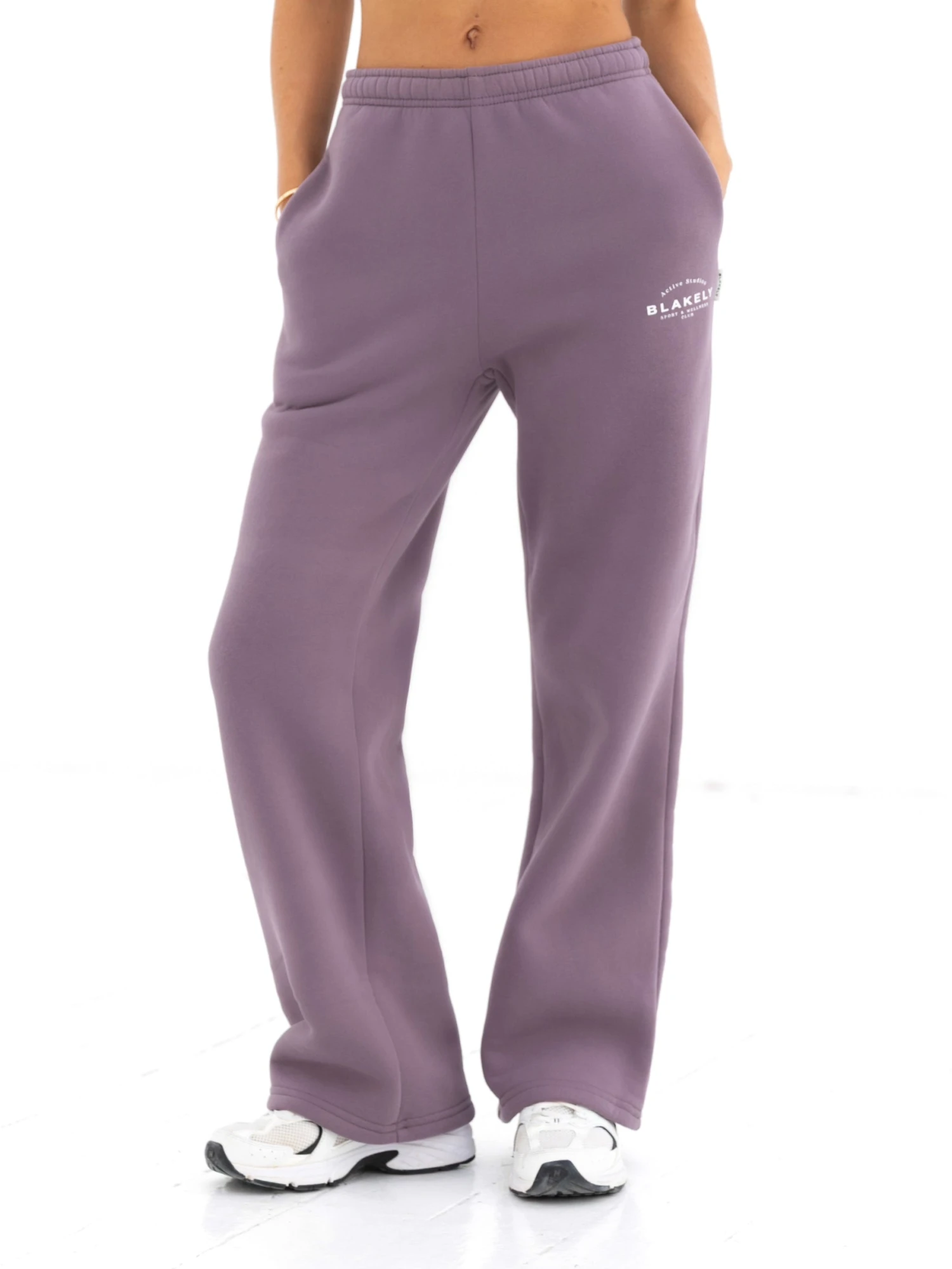 Active Studios Wide Leg Sweatpants - Grape 5 Active Studios Wide Leg Sweatpants - Grape - Image 5