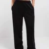 Soft Waffle Trousers - Black -Blakely Clothing Store 3308Black 03LEADD