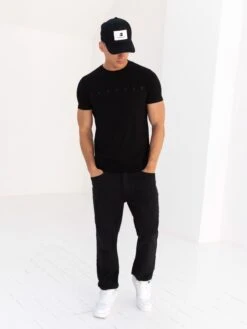 Tonal Torcross T-Shirt - Black 8 Tonal Torcross T-Shirt - Black -Blakely Clothing Store 330TBLACK02D