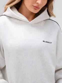 Apex Pro Oversized Hoodie - Marl White -Blakely Clothing Store 3342MarlWhite 02D 741172a0 437b 4522 920d e17218dc84f5