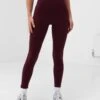 Apex Pro Compression Leggings - Deep Burgundy
