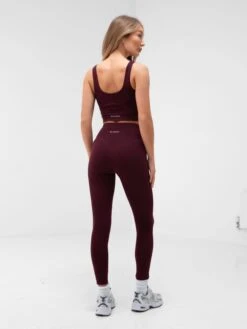 Apex Pro Compression Leggings - Deep Burgundy -Blakely Clothing Store 3380Burgundy 06D