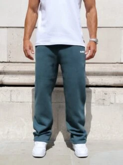 Arlo Wide Leg Sweatpants - Teal Green -Blakely Clothing Store 347OMGREEN06D