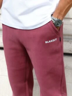 Arlo Wide Leg Sweatpants - Dark Pink -Blakely Clothing Store 347OMPINK04D