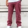 Arlo Wide Leg Sweatpants - Dark Pink -Blakely Clothing Store 347OMPINKLEADD