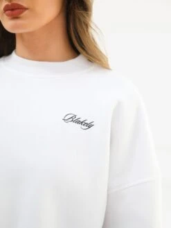 Off Duty Cropped Jumper - White -Blakely Clothing Store 3580WHITE04D