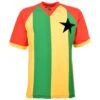 Ghana 1980s Kids Retro Football Shirt - Black Stars 1982 Youth Jersey -Blakely Clothing Store 3601 4