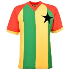 Ghana 1980s Kids Retro Football Shirt - Black Stars 1982 Youth Jersey