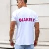 Blakely Arlo Relaxed T-Shirt - White & Pink