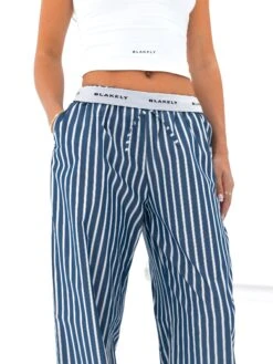 Kiara Stripe Trousers - Navy 10 Kiara Stripe Trousers - Navy -Blakely Clothing Store 3640 1NAVY01D