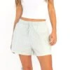 Elodie Stripe Shorts - Green -Blakely Clothing Store 3641GREEN06LEADD