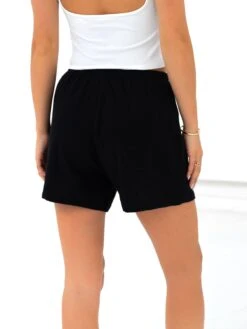 Mila Summer Shorts - Black -Blakely Clothing Store 3643BLACK03D