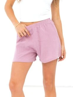 Mila Summer Shorts - Dusty Pink