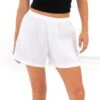 Mila Summer Shorts - White 12 Mila Summer Shorts - White -Blakely Clothing Store 3643WHITE06LEADD