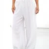 Mila Wide Leg Trousers - White 15 Mila Wide Leg Trousers - White -Blakely Clothing Store 3644WHITE06LEADD