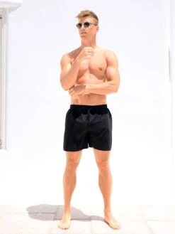 Anchor Swim Shorts - Black 8 Anchor Swim Shorts - Black -Blakely Clothing Store 3673BLACKD 4