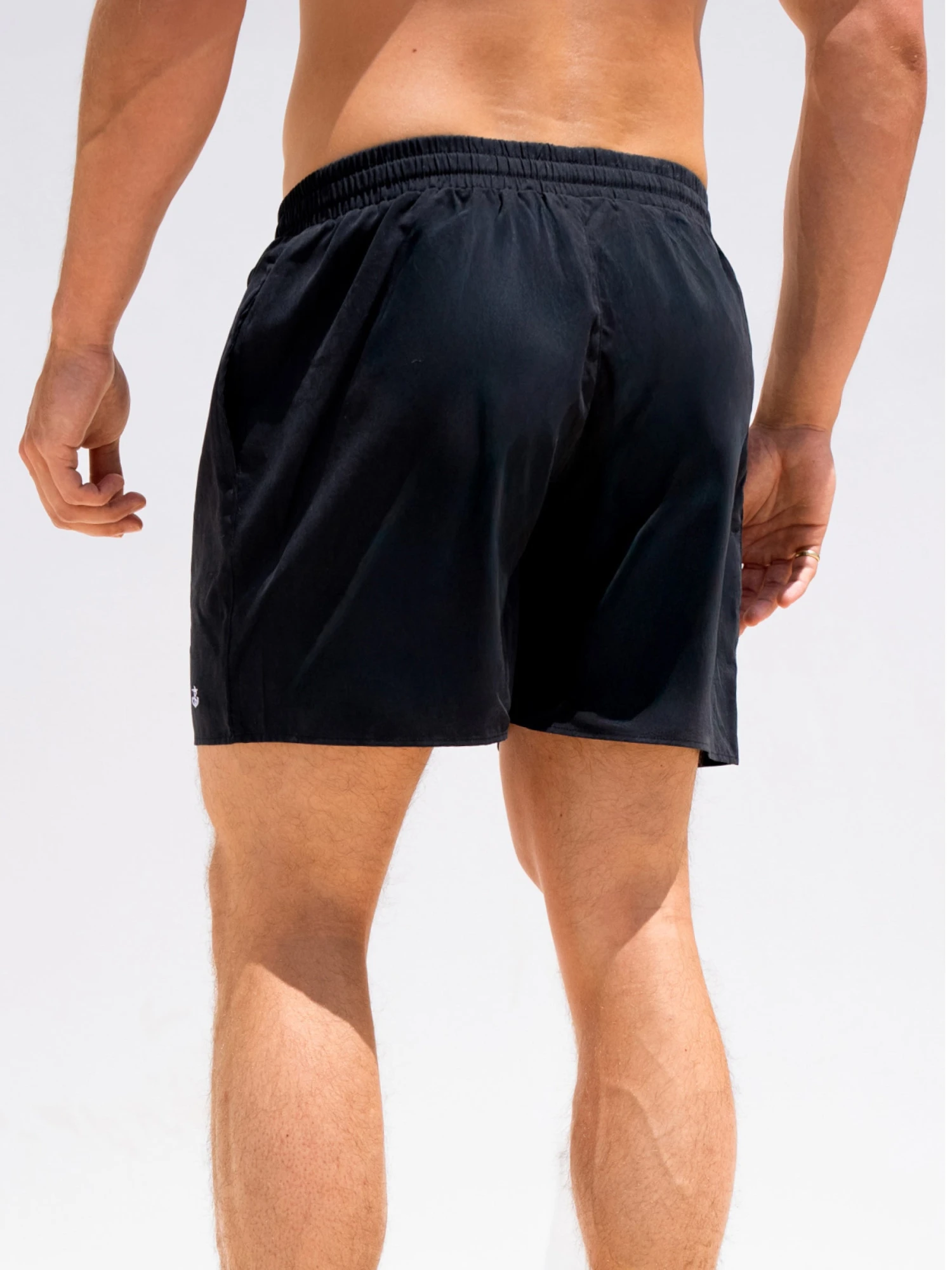 Anchor Swim Shorts - Black 5 Anchor Swim Shorts - Black - Image 5
